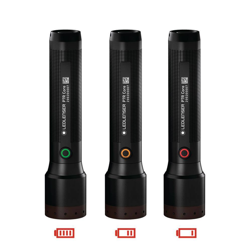 LEDLENSER P7R Core Rechargeable Flashlight 1400 Lumens Advanced Focus System Constant Light Output Waterproof P7R Core