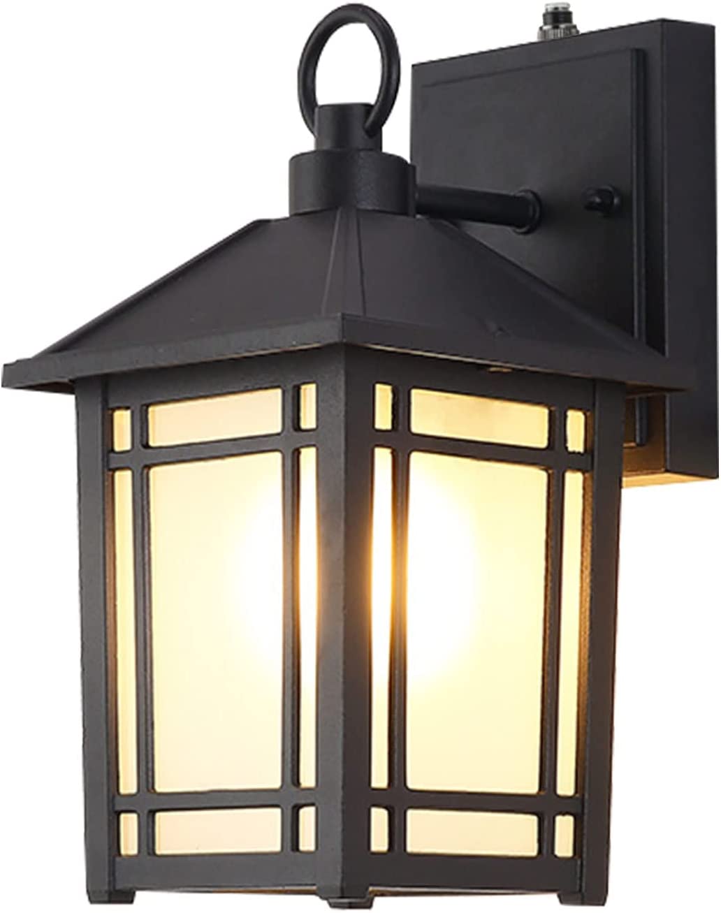 MONIPA Dusk to Dawn Exterior Light Fixture Outdoor Wall Lantern Wall Mount Patio Waterproof for House, Patio, Garage