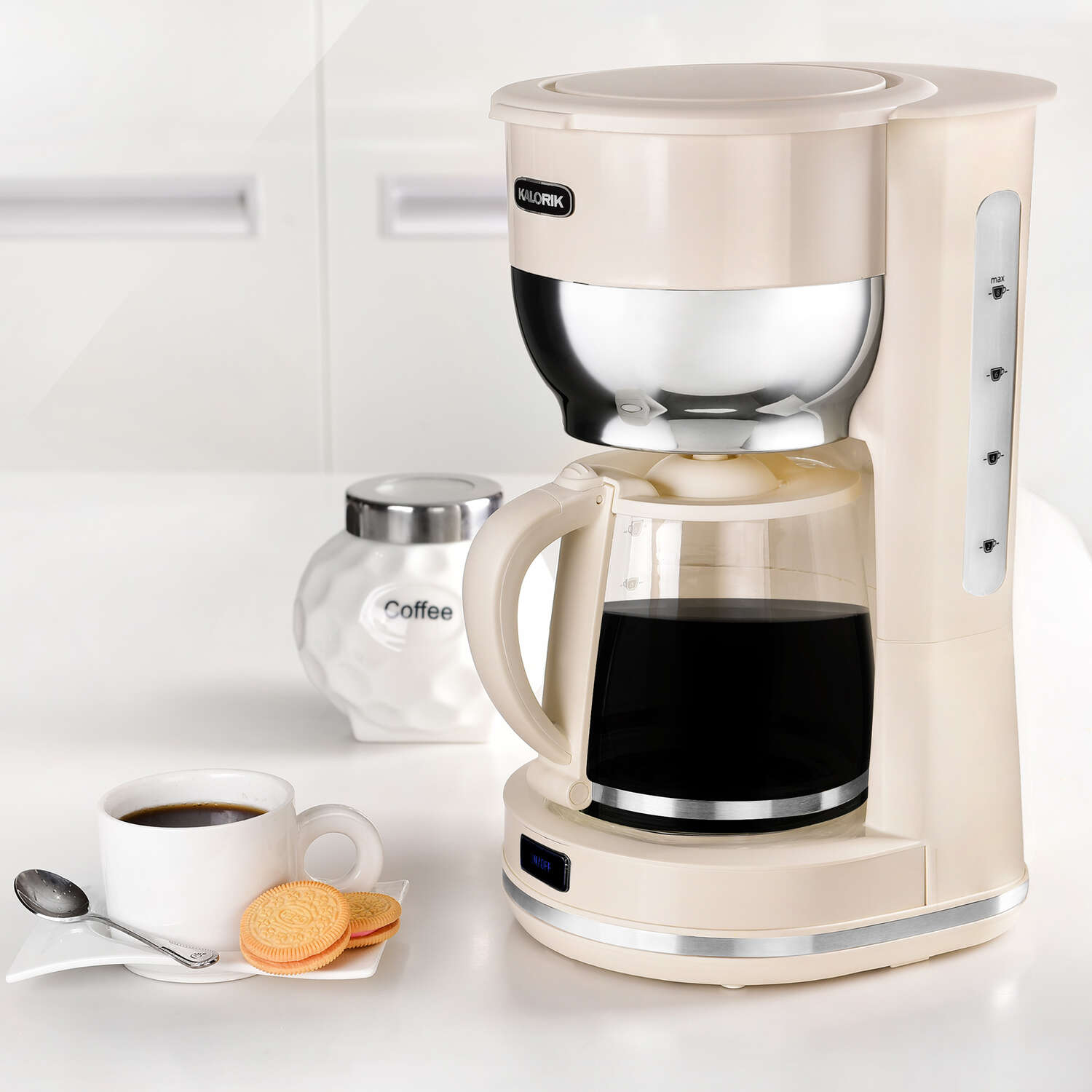 Kalorik 10 cups Cream Coffee Maker