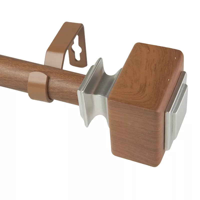 Rod Desyne 1 Willis Faux Wood Curtain Rod