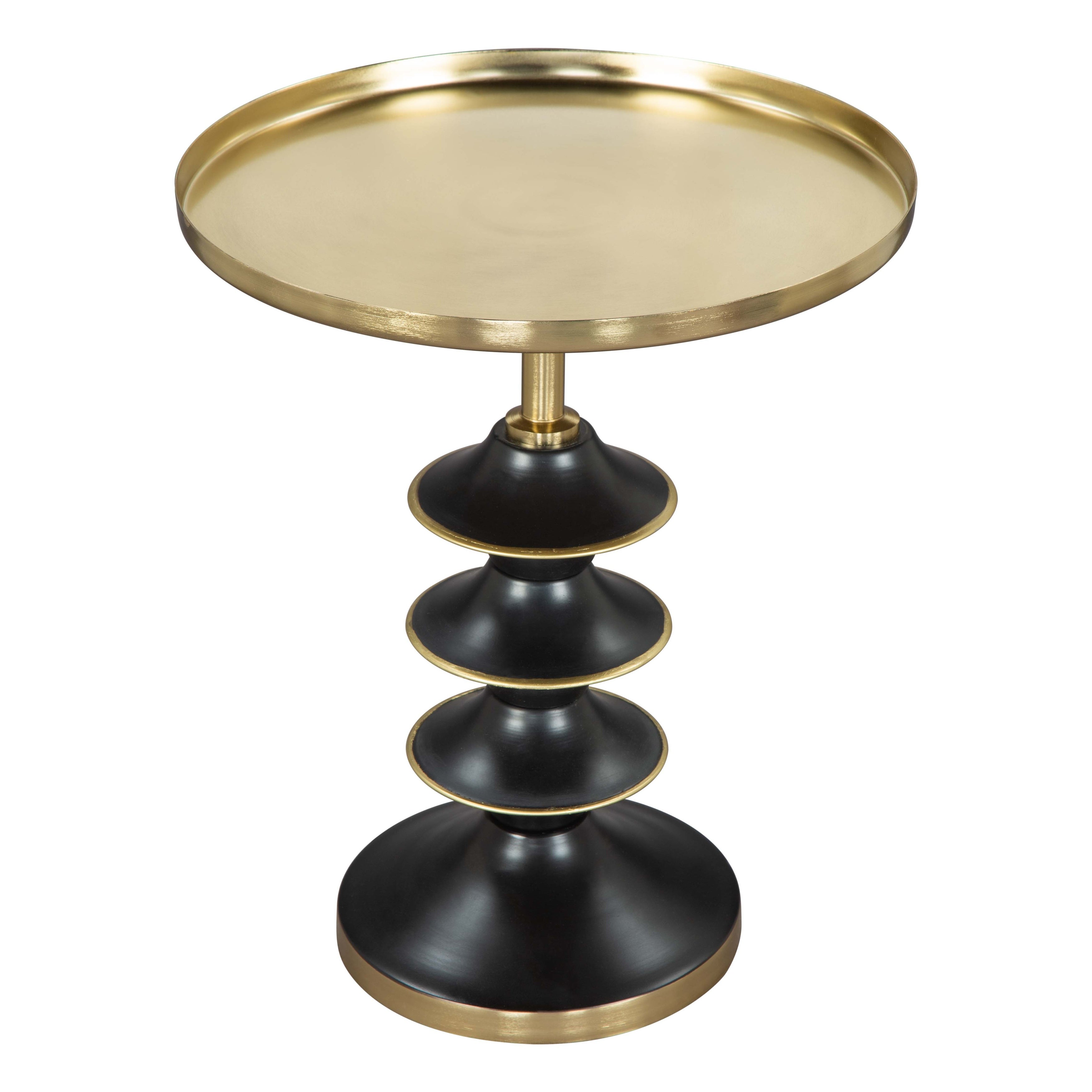 Donahue Side Table Gold and Black - 16