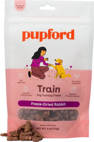 Pupford Rabbit Training Freeze-Dried Dog Treats