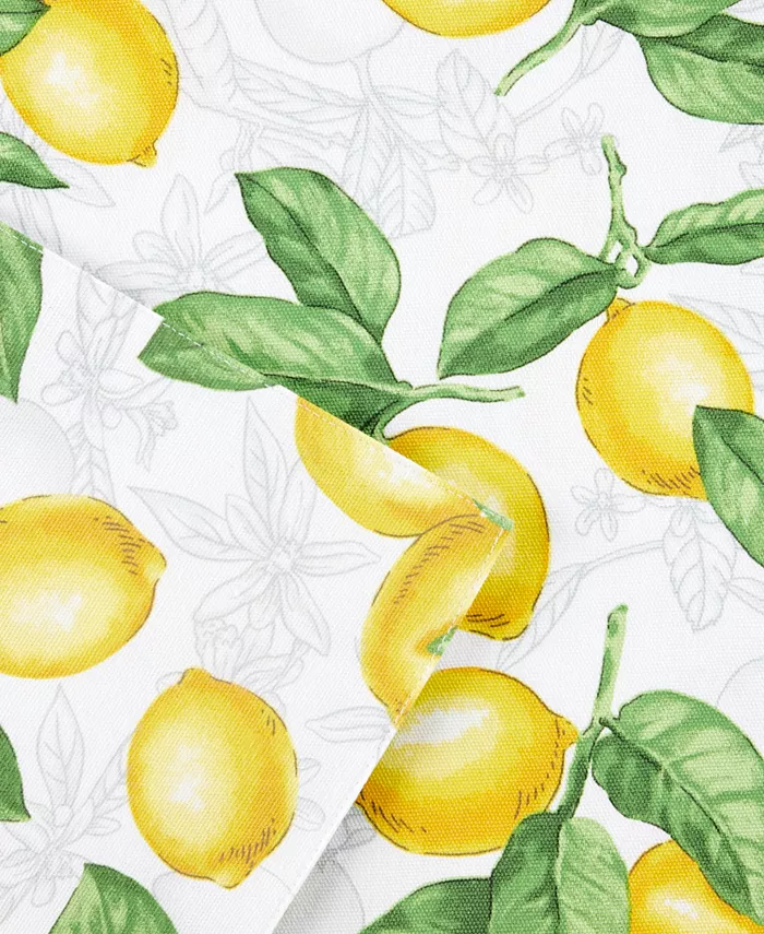 Martha Stewart Lots of Lemons Placemat 4-Pack Set 13 x 17.5