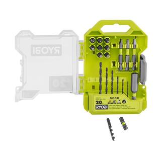 RYOBI Drill and Impact Drive Kit (20-Piece) A98201