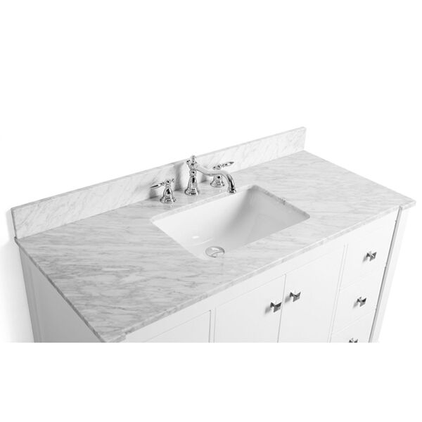 Kayleigh White 48-Inch Vanity Console