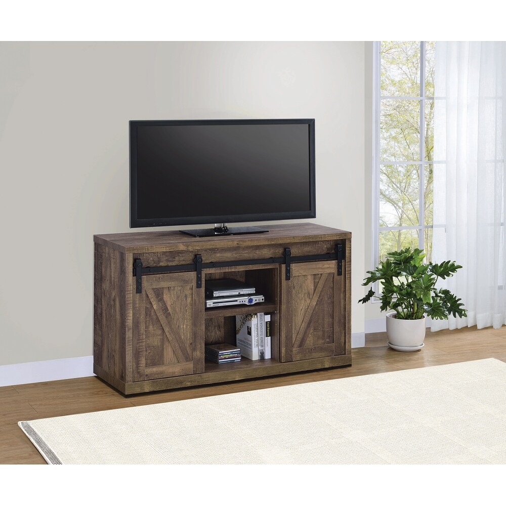 Corvallis 48 inch TV Console with 2 Sliding Doors