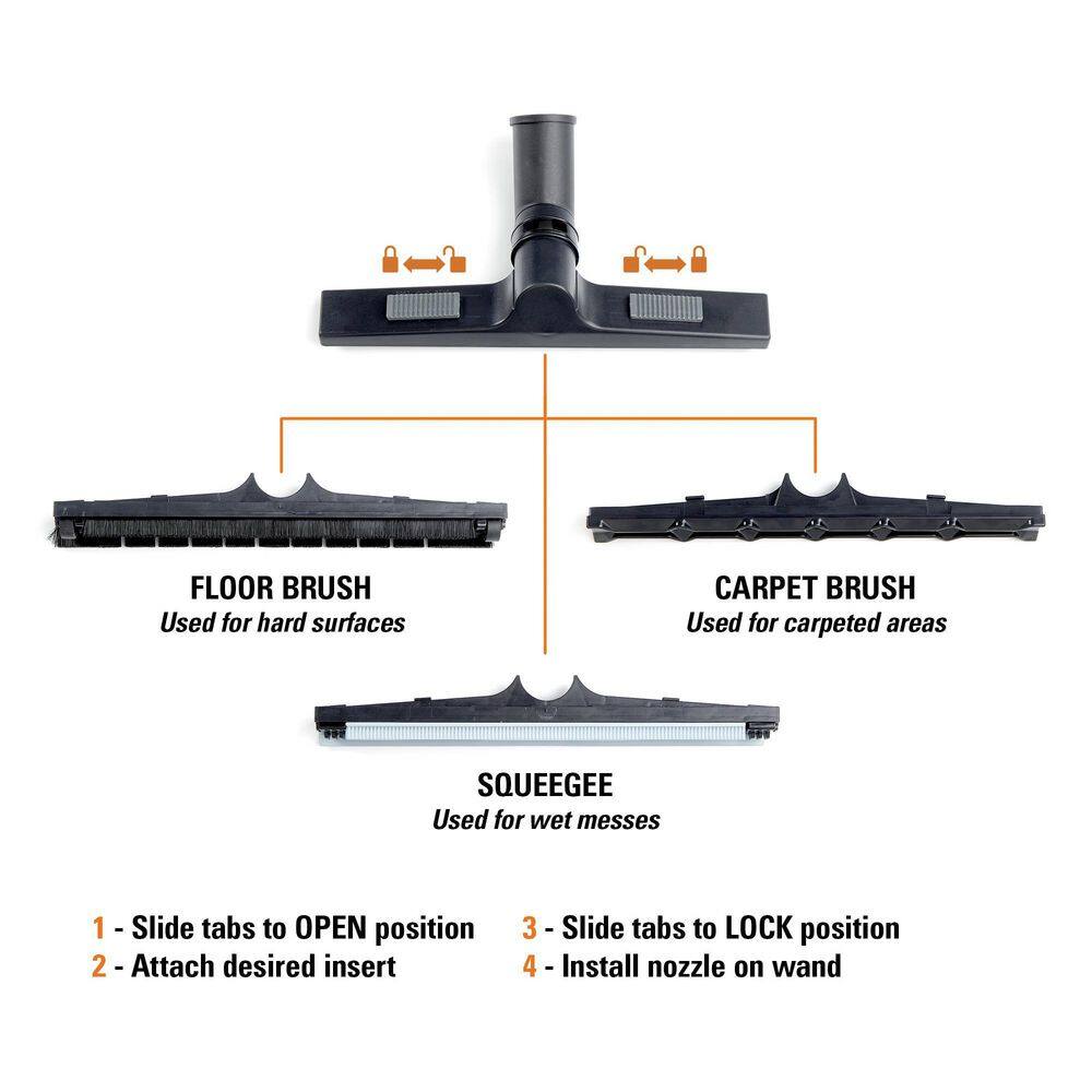 RIDGID 1-78 in. and 2-12 in. Premium Floor Cleaning Accessory Kit for WetDry Shop Vacuums VT1738