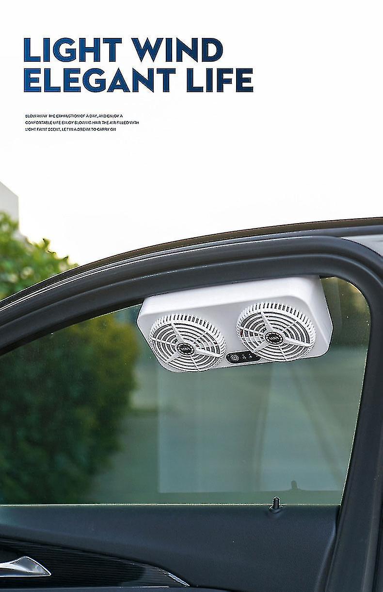 Car Ventilation Exhaust Fan Vehicle Air Circulation Fan Remove Odor Car Radiator