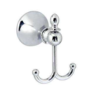 MODONA ANTICA Double Robe and Towel Hook in Polished Chrome 4054-PC