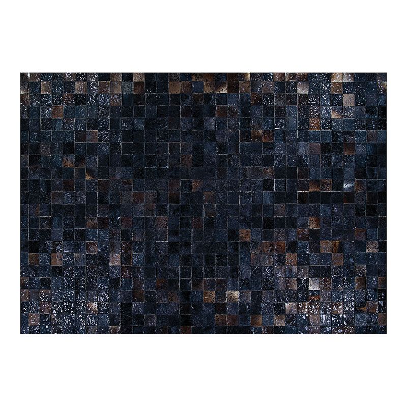 Couristan Chalet Celestial Cowhide Leather Area Rug