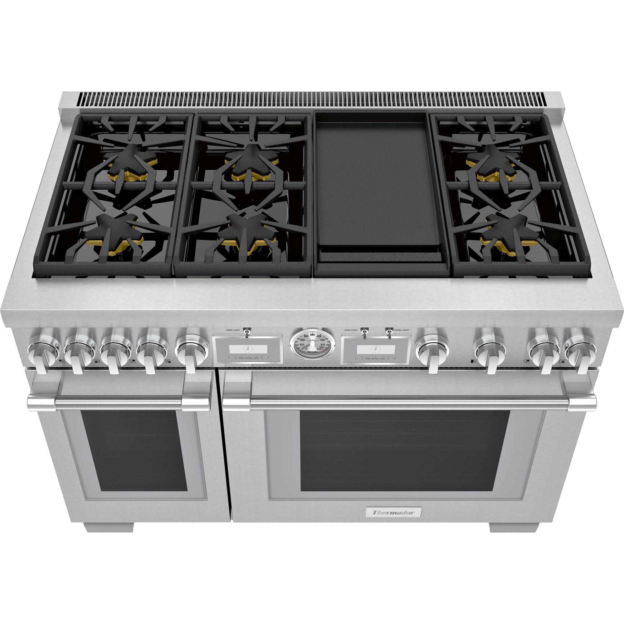 Thermador 48-inch Freestanding Gas Range with ExtraLow® Burners PRG486WDG