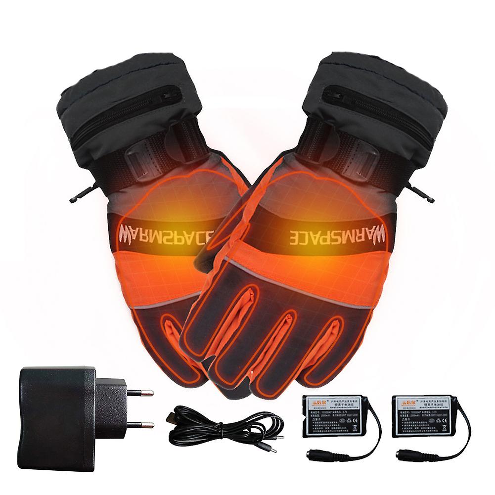 Electric Heating Gloves Usb Warm Hand Charging Heating Finger Heating Warm Safety Constant Temperature Men And Women