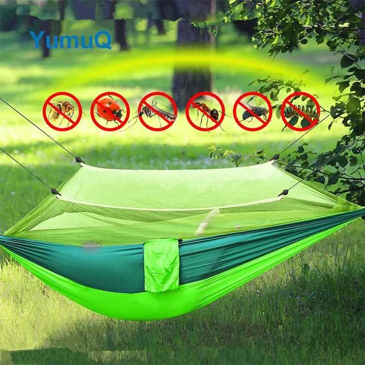 YumuQ Mosquito Net Cotton Hanging Outdoor Camping For Hammock Swing Canopy Tree Tent Cheap