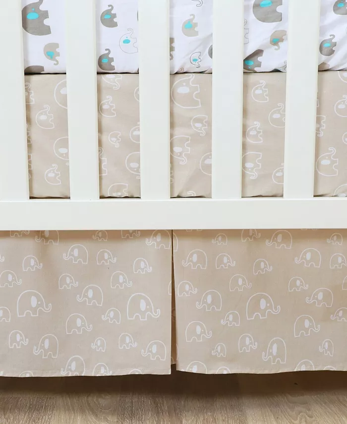 Cuddles and Cribs Nursery 4 Piece Bedding Crib Set