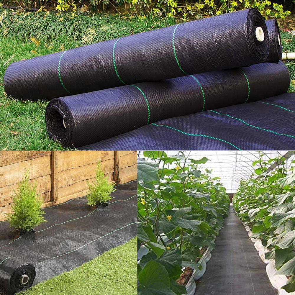 Dyiom 4 ft. x 100 ft. Fabric Polypropylene Garden Weed Barrier Landscape B06WLJZ1TS