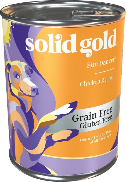 Solid Gold SunDancer 95% Chicken Recipe Grain-Free Canned Dog Food