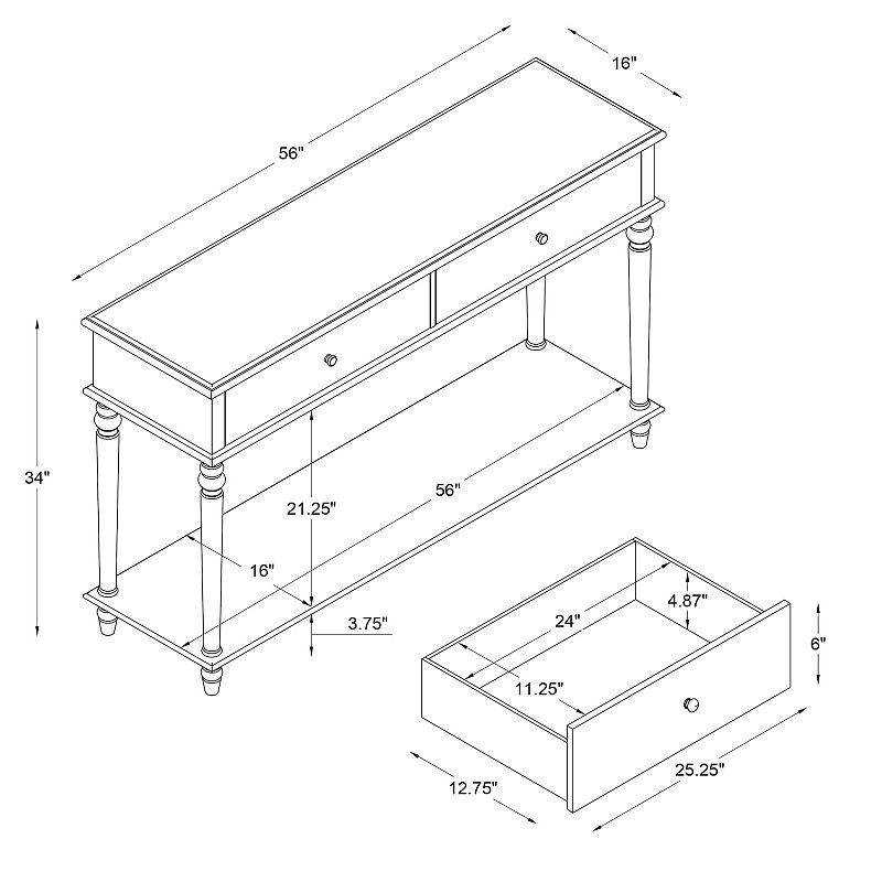 Linon Mcghie Console Table