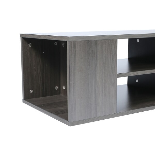 Floating TV Stand Component Shelf with Height Adjustable