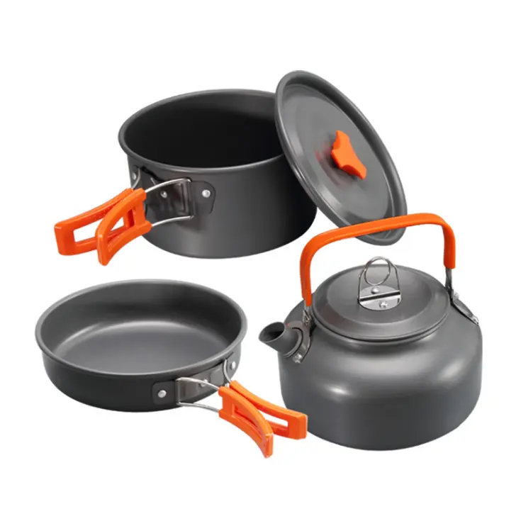 Camping   Hiking s Ultralight Titanium Pot Pan Pure Titanium Cookset Outdoor Camping Cookware