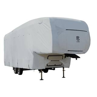 Classic Accessories Over Drive PermaPRO Extra Tall 5th Wheel Trailer Cover Fits 33 ft. - 37 ft. RVs 80-319-181001-RT