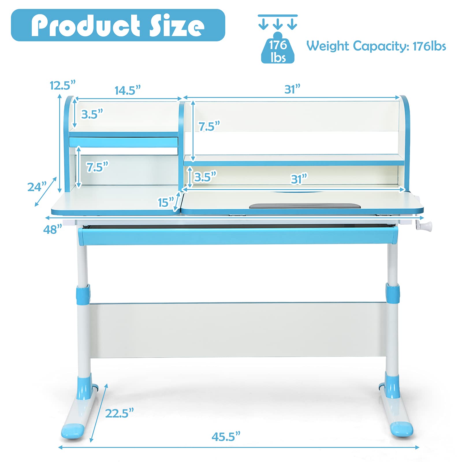 Costzon Kids Desk, 47