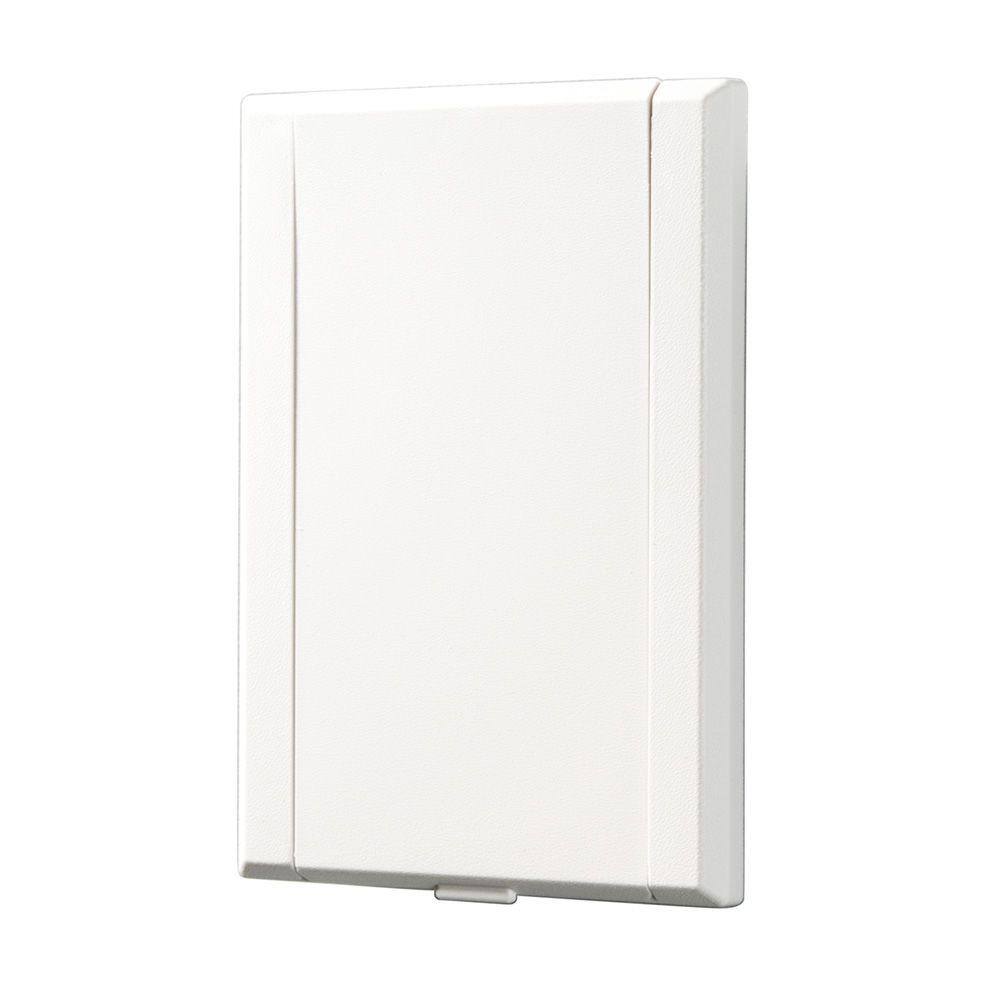 Broan-NuTone Central Vacuum Wall Inlet Cover in White 330W