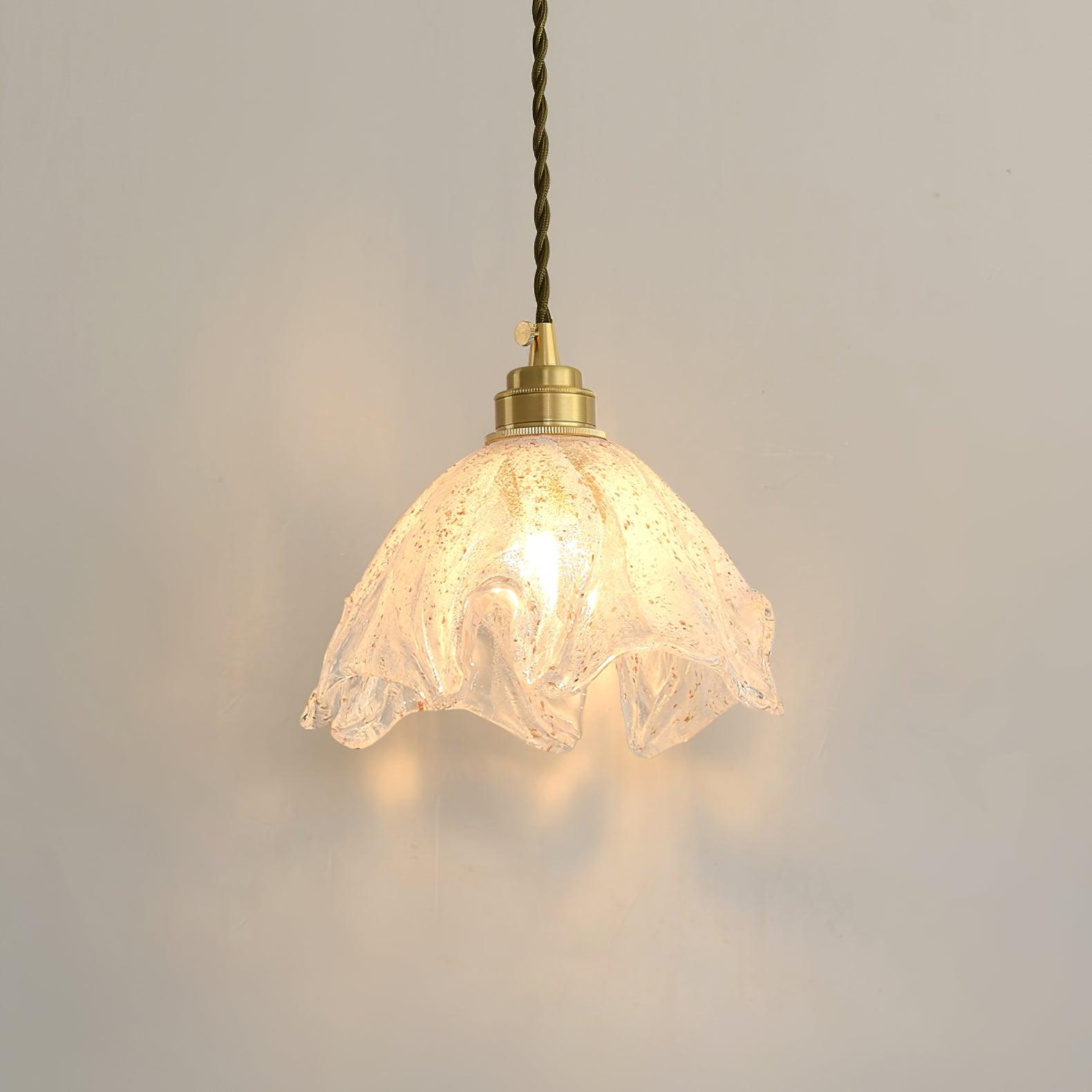 Lotus Crystal Small Pendant Light