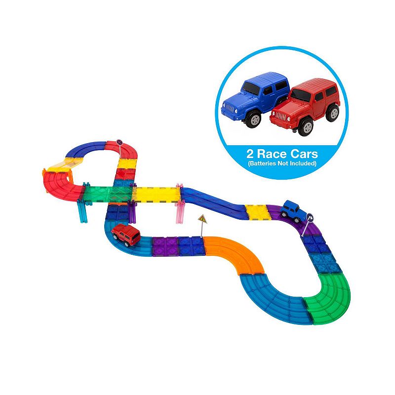 PICASSOTILES 30PC Race Track BUILDING BLOCKS