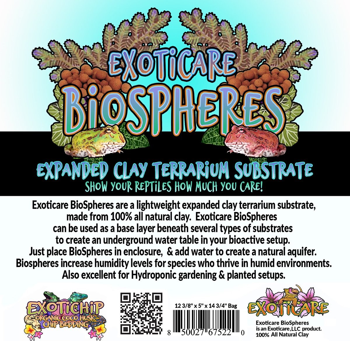 Exoticare BioSpheres Reptile Substrate 6-lb bag