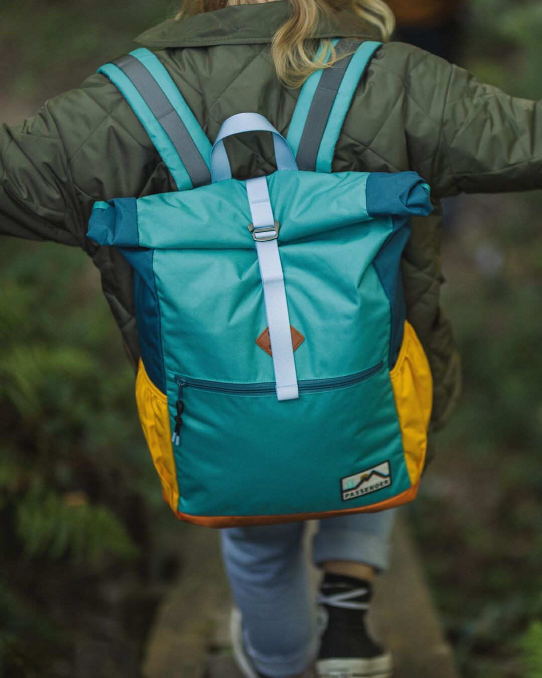 Backwoods Recycled Rolltop 32L Backpack - Multi Colour