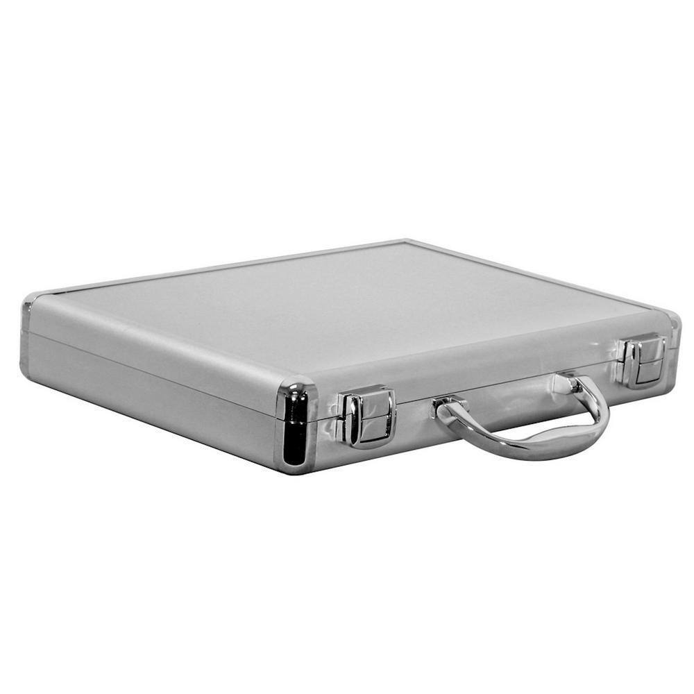 Cases By Source 10.50 in. Smooth Aluminum Portfolio Tool Case in Silver SVP1292-180