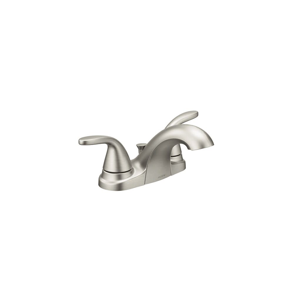 Moen Adler Bathroom Faucet 4 Brushed Nickel Two Handle ;