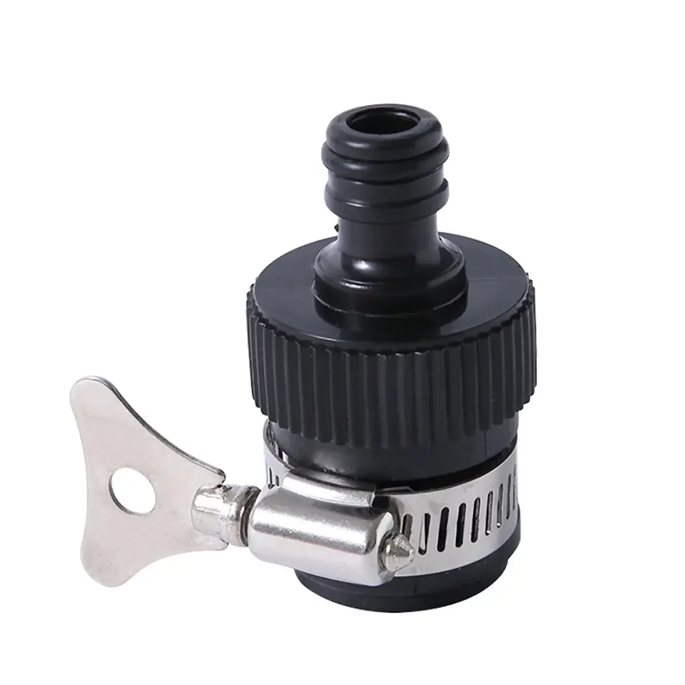 Black nipple connector car wash water gun water pipe connector for household faucets