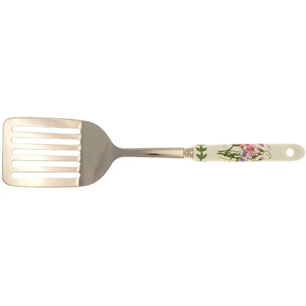 Portmeirion Botanic Garden Slotted Spatula (Sweet Pea)   13 x 3 inches