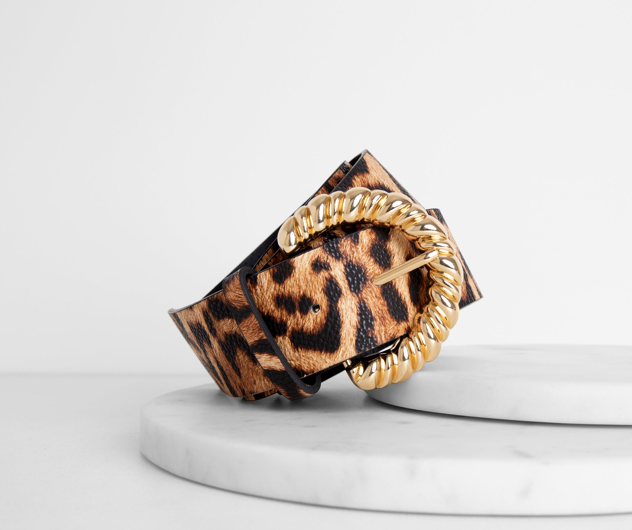 Wild Thang Faux Leopard Belt