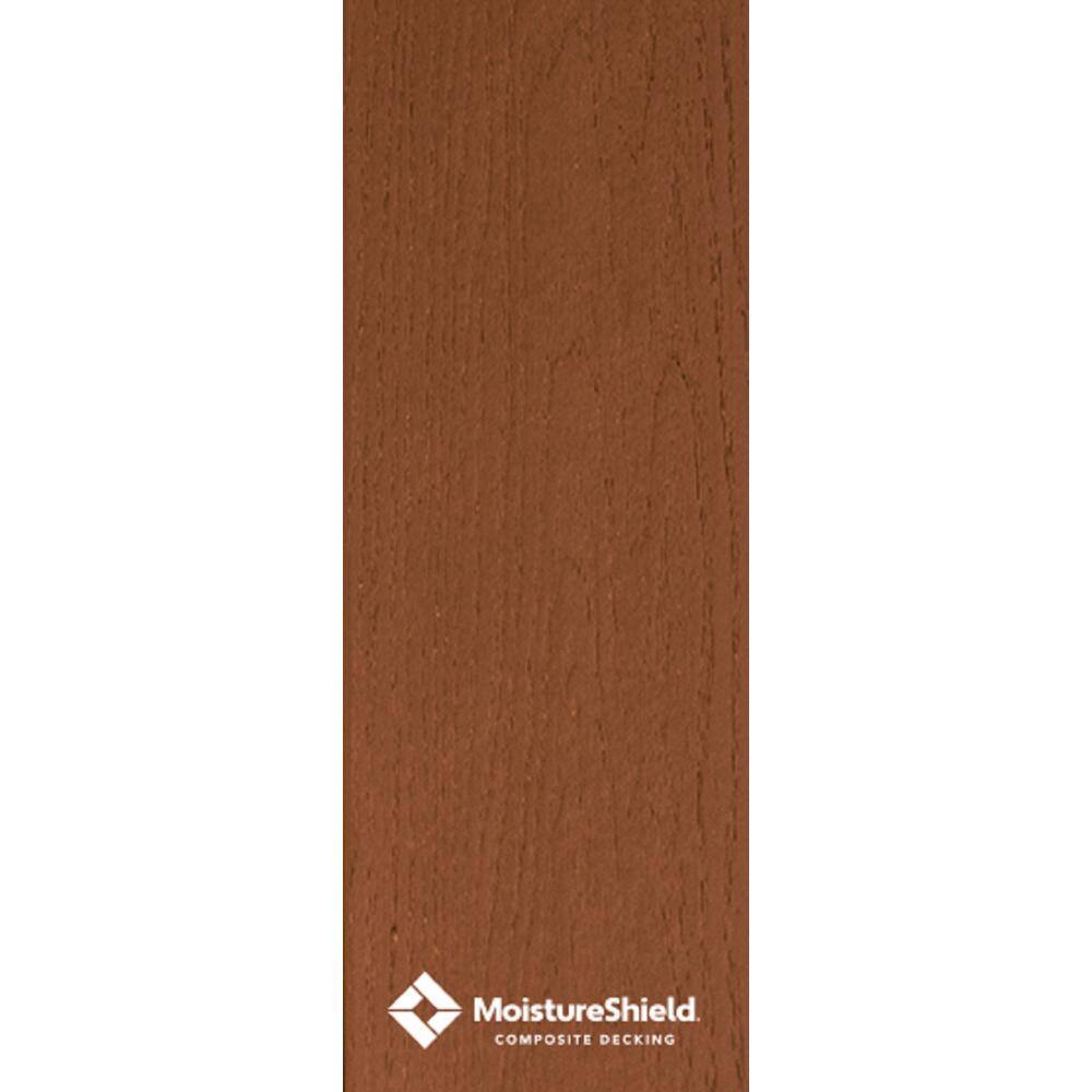 MoistureShield Elevate Canoe 1 in. x 5.4 in. x 20 ft. Grooved Composite Deck Board 13550306