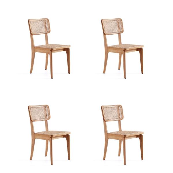 Giverny Dining Chair in Nature Cane - Set of 4