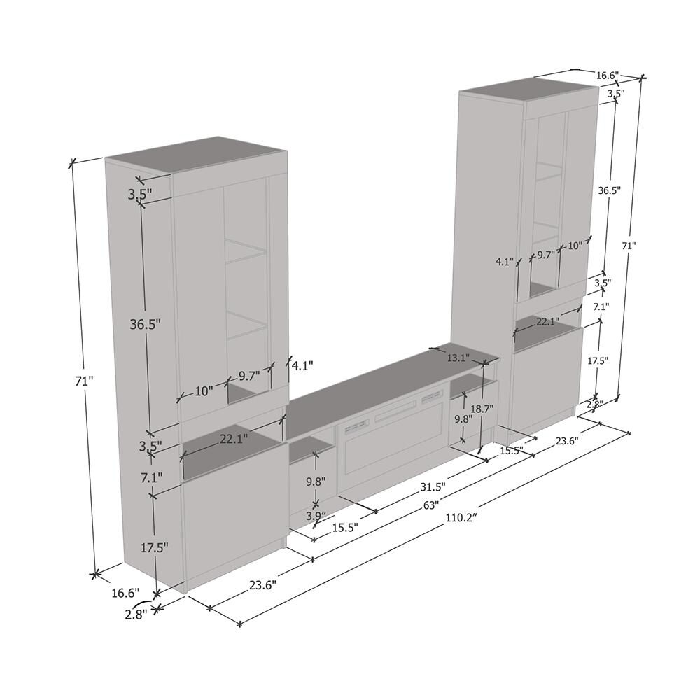 Duke BL EF Entertainment Center