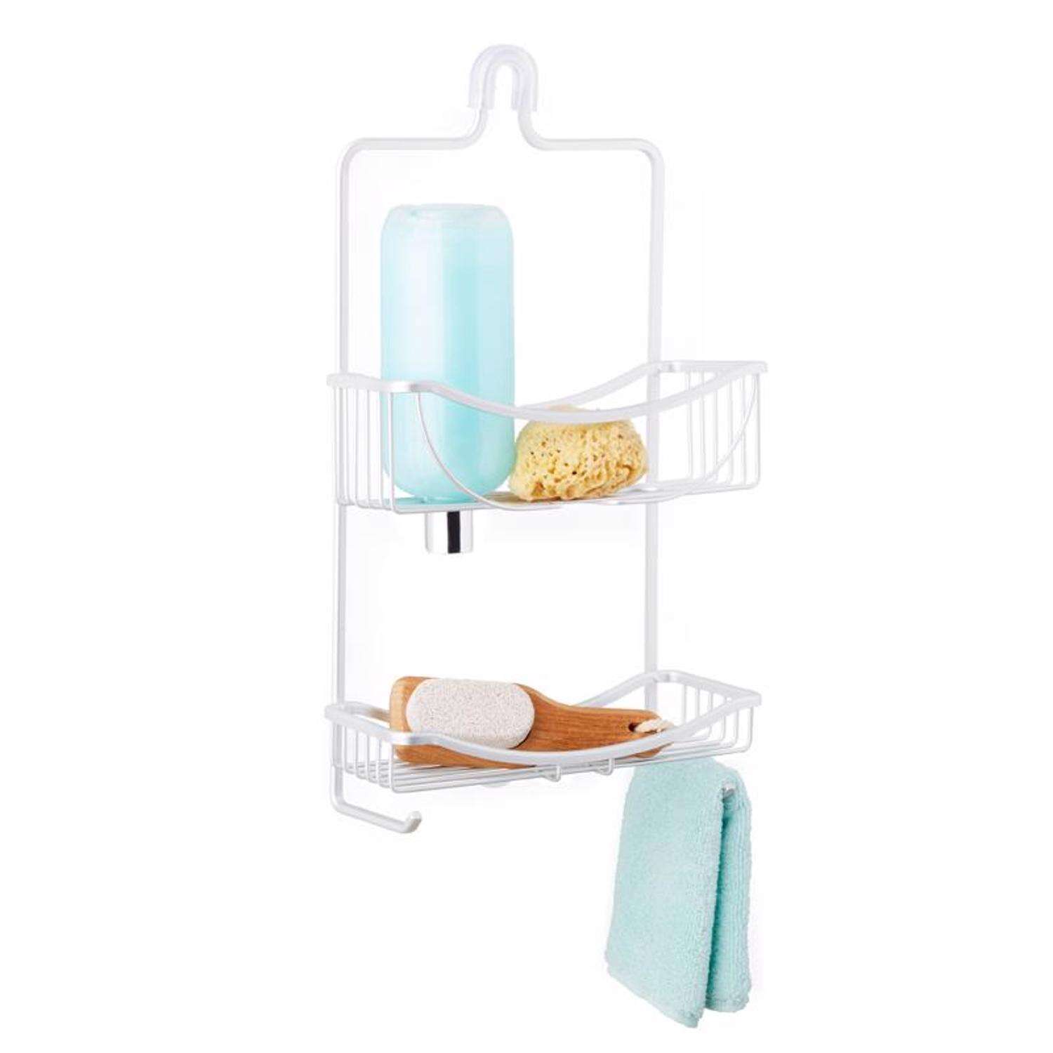 Better Living Venus 19.5 in. H X 4.5 in. W X 11 in. L Gray Shower Caddy