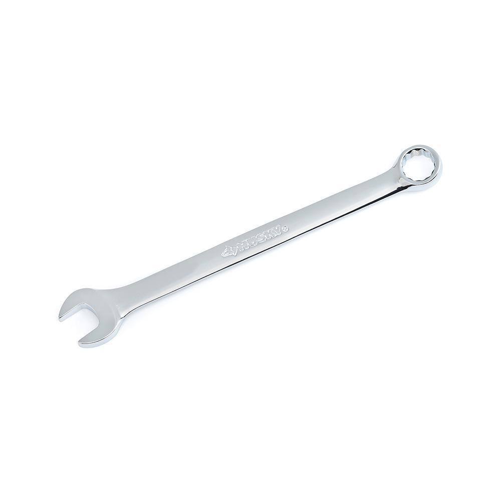 Husky 14 in. 12-Point SAE Full Polish Combination Wrench HCW14