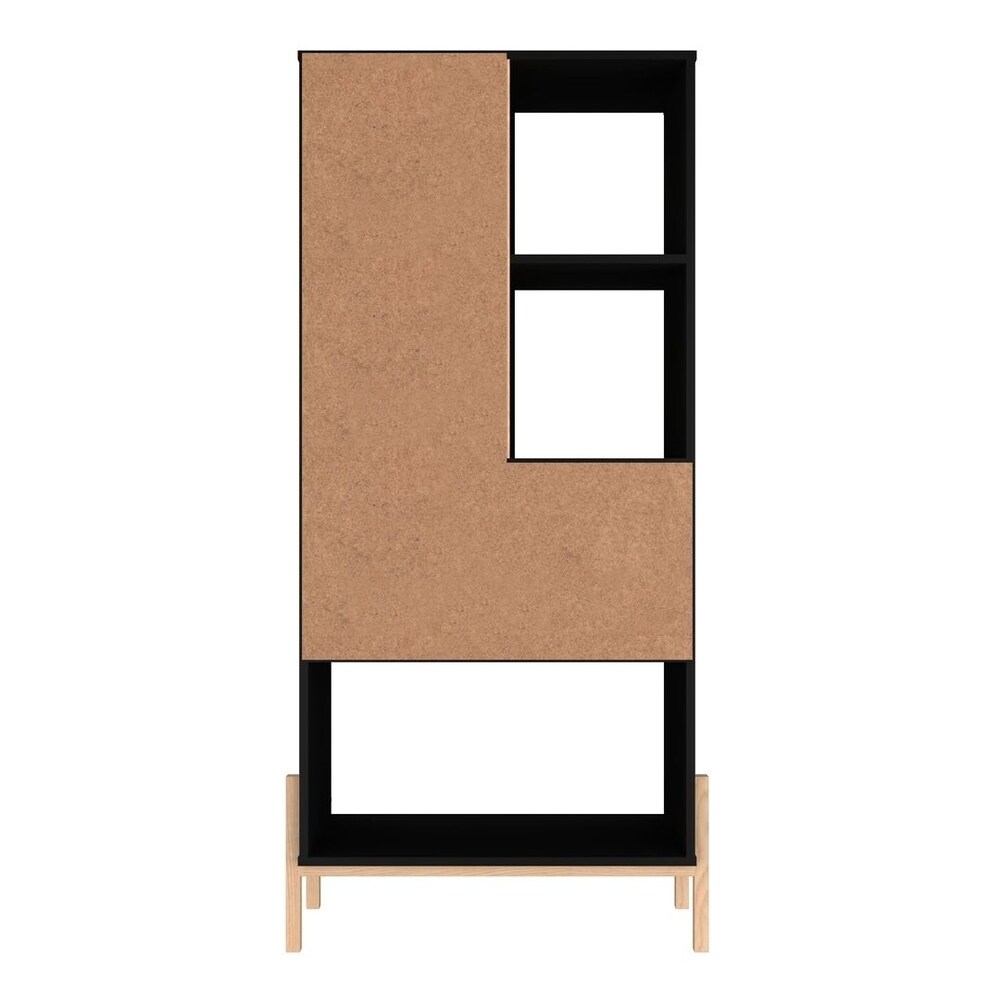 Bowery Bookcase with 5 Shelves by Manhattan Comfort