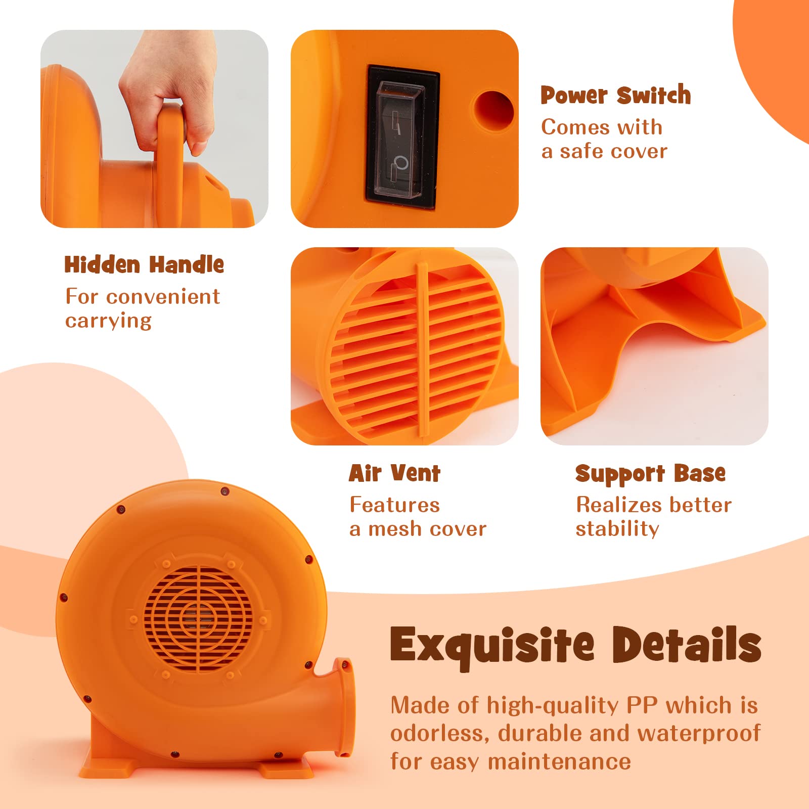 Costzon Air Blower, Bounce House Blower