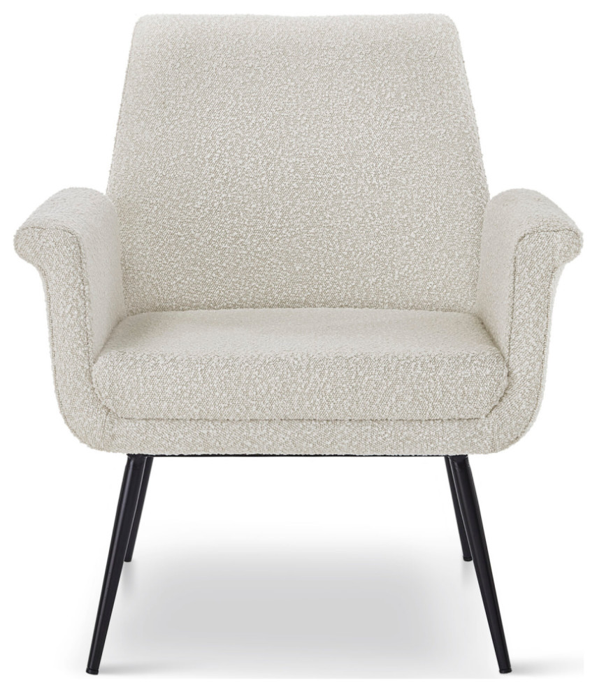 Classic Boucl√© Occasional Chair  Liang  ampEimil Fiore   Midcentury   Armchairs And Accent Chairs   by Oroa   Distinctive Furniture  Houzz