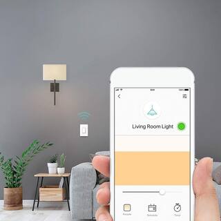 TP-LINK Kasa Smart Wi-Fi Light Dimmer Switch White HS220