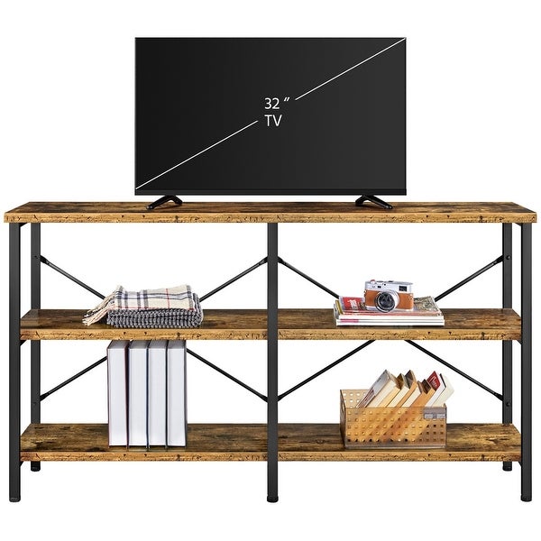 Yaheetech 3 Tiers Industrial Sofa Table Metal Frame Console Table