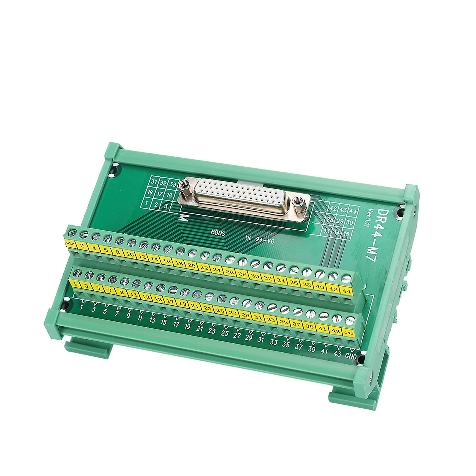 Terminal Block Female Header Interface Connector Break Out Board Module Dc 60v Dr44m7