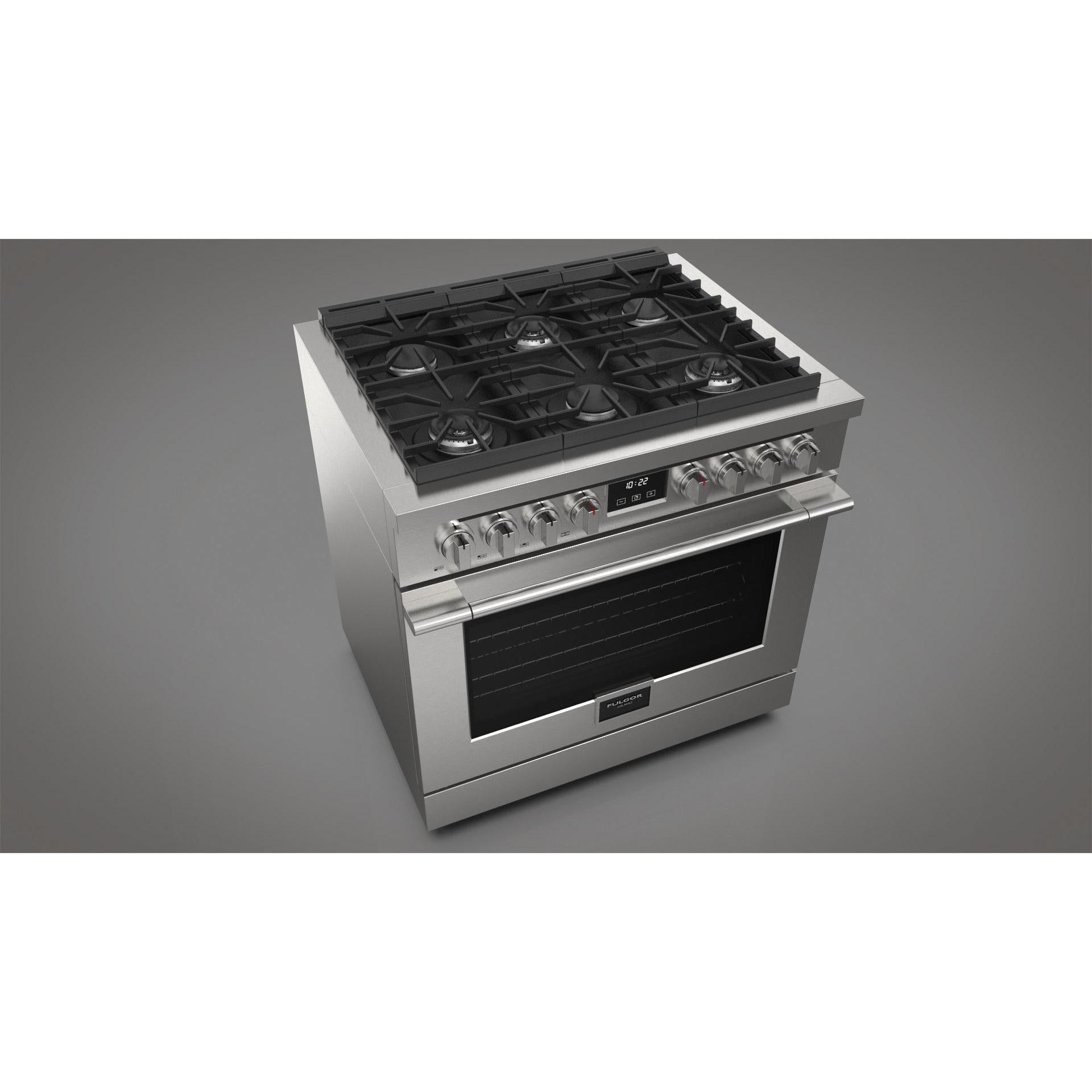 Fulgor Milano 36-inch Freestanding Gas Range with True European Convection Technology F4PGR366S2