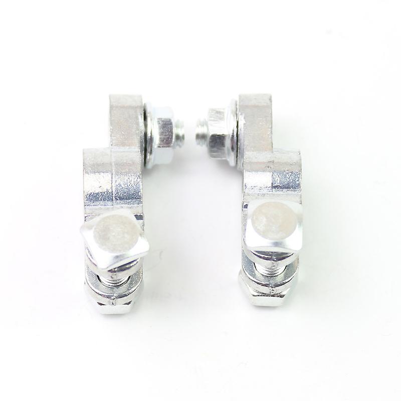 Born Pretty 1pair Zinc Alloy Car Battery Connector Clamp Terminal Clips Screw T0x8 2pcs Positive and Negative Adjustable Conductive Caps