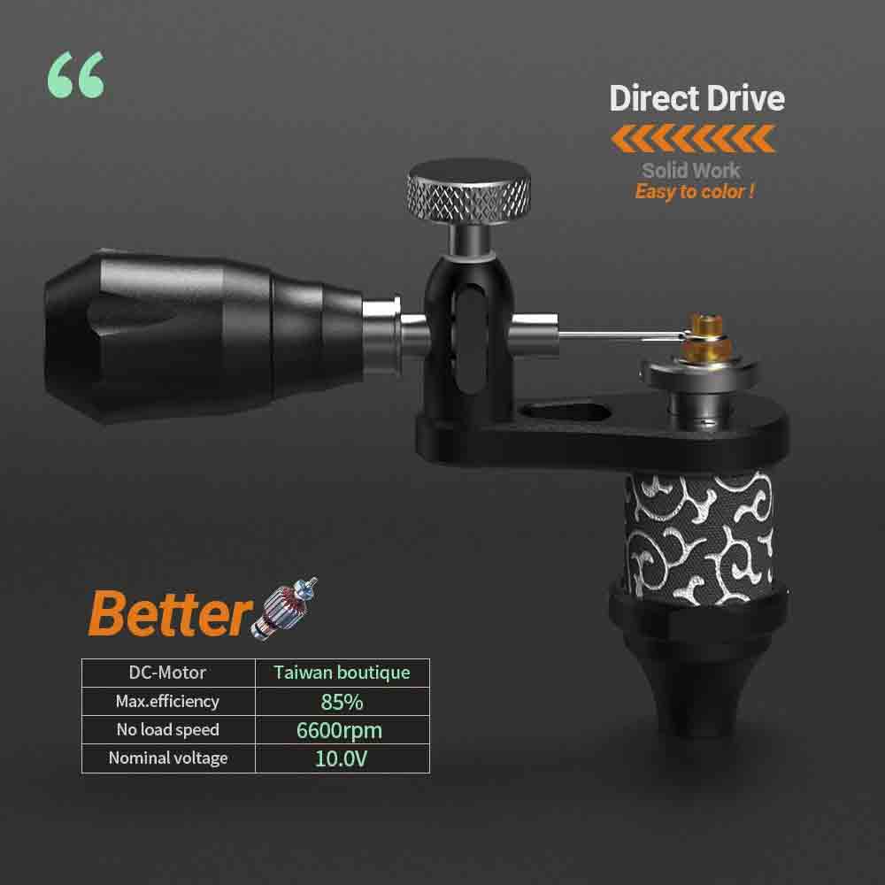 Bluerockt Thread Falcon Direct Drive Rotary Tattoo Machine