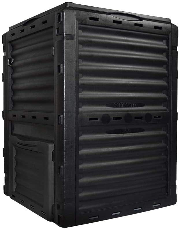 Garden Compost Bin from BPA Free Material  80 Gallon(300 L)  Easy Assembling  Large Capacity  Fast Creation of  Soil